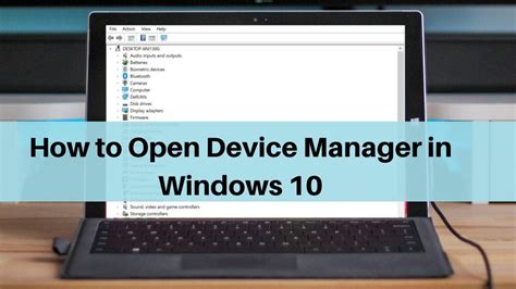 open my device manager please.